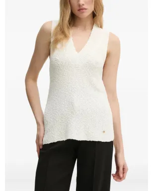 Pedro Del Hierro Vネック テクスチャードニットトップ - サムネイル1
