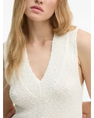 Pedro Del Hierro Vネック テクスチャードニットトップ - サムネイル3