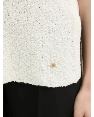 Pedro Del Hierro Vネック テクスチャードニットトップ - サムネイル4