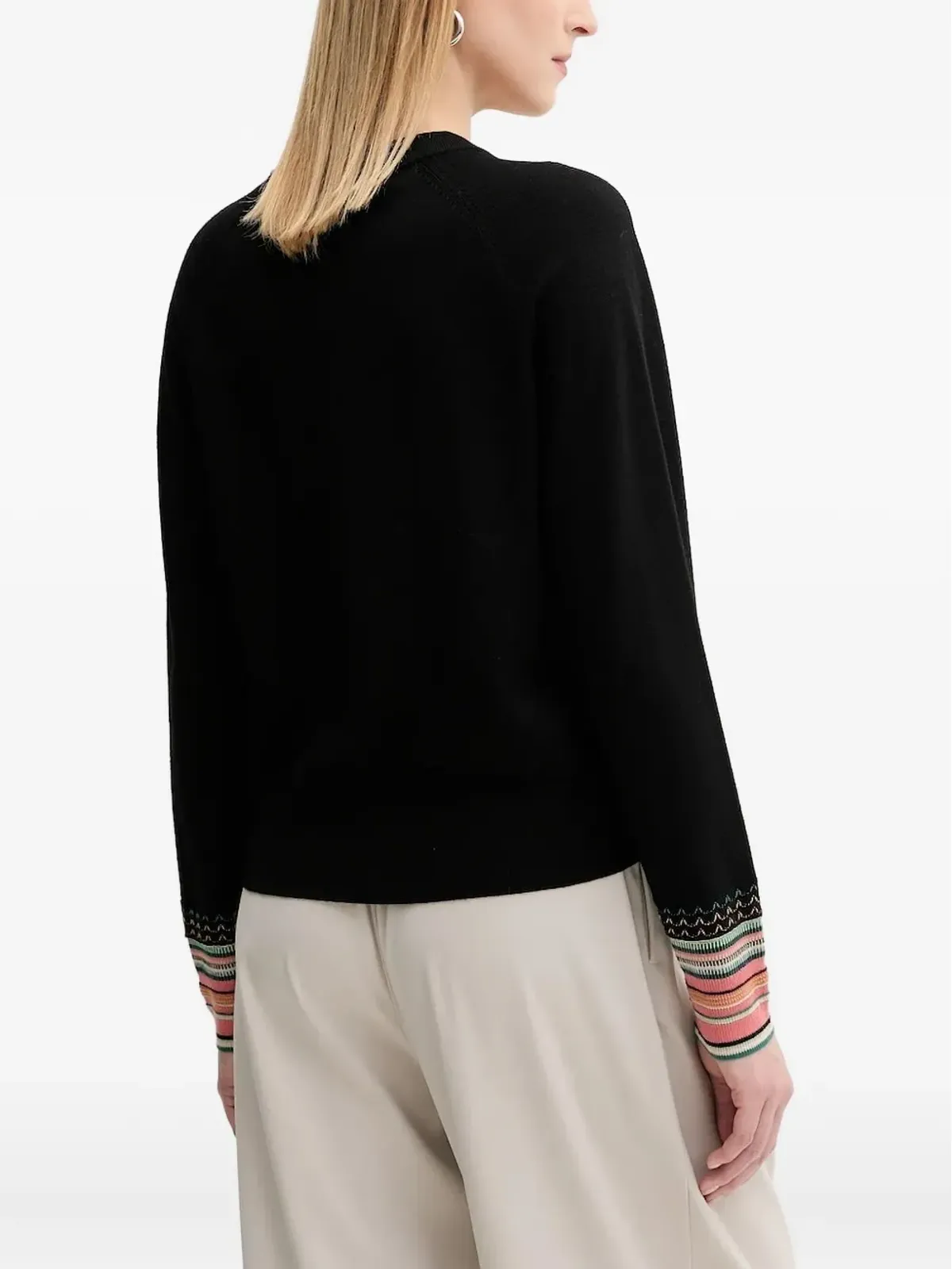 PS Paul Smith Vネック コントラストカフス カーディガン - 画像2