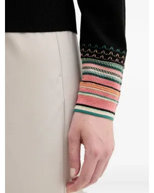 PS Paul Smith Vネック コントラストカフス カーディガン - サムネイル4