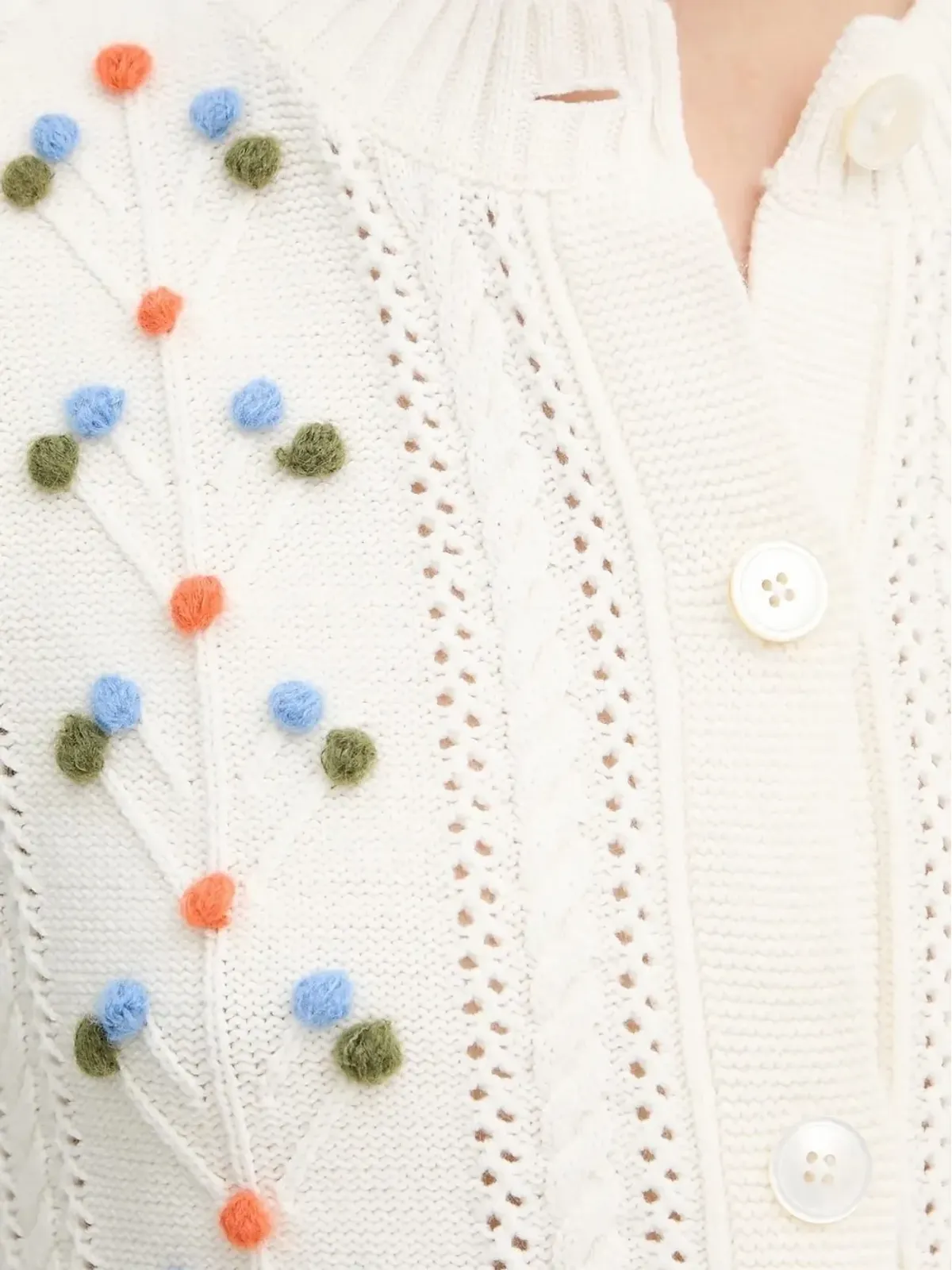 PS Paul Smith ポンポンニットカーディガン - 画像5
