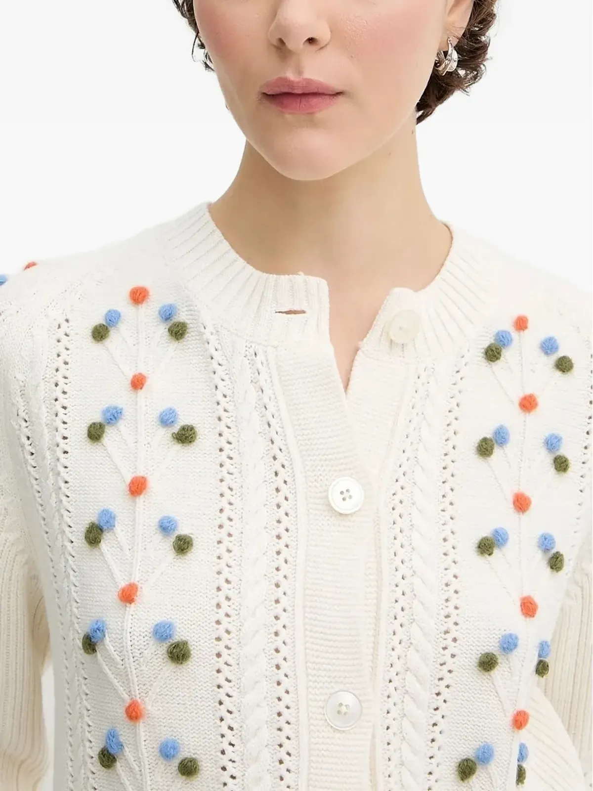 PS Paul Smith ポンポンニットカーディガン - 画像4