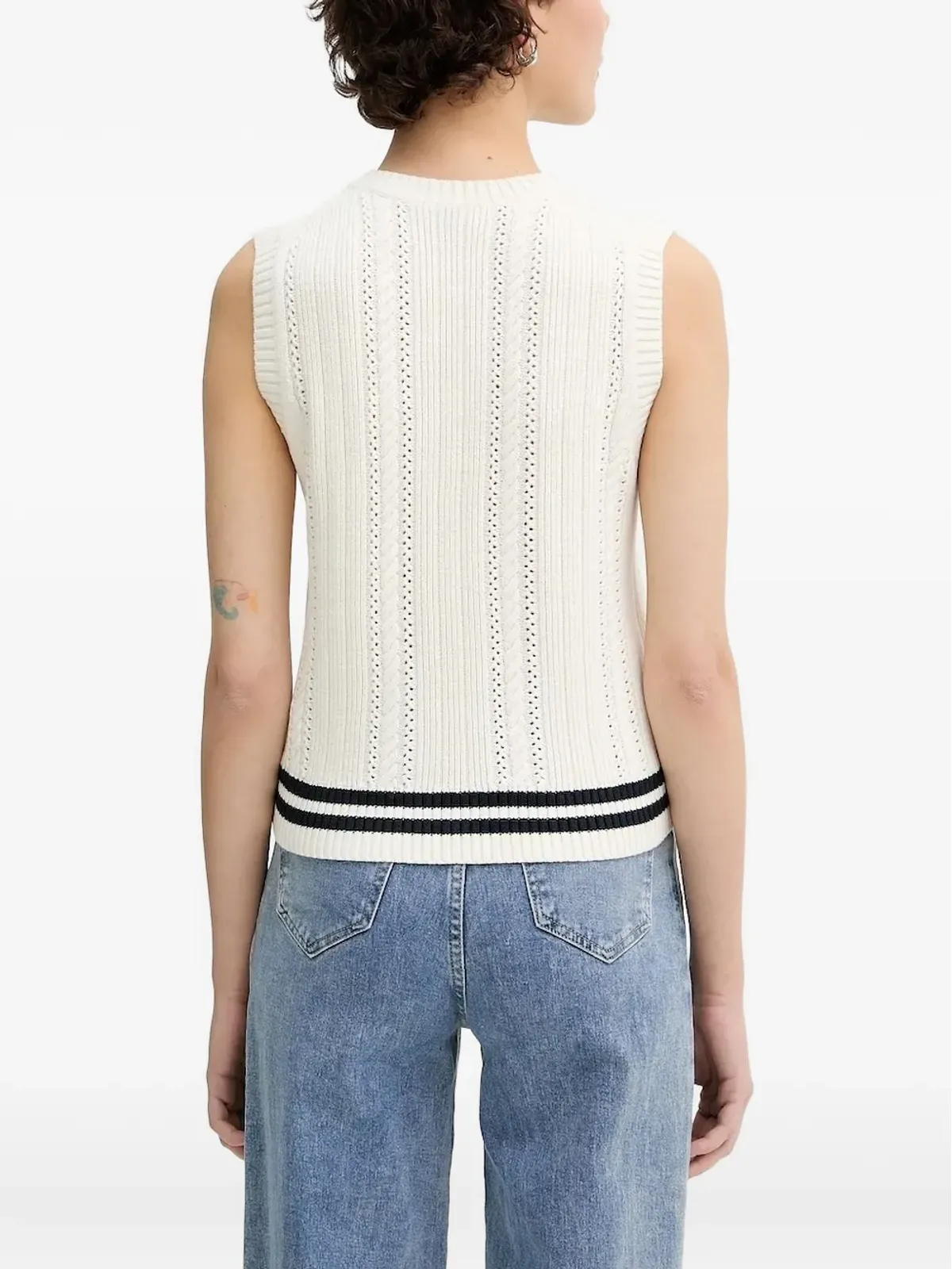 PS Paul Smith cable-knit pom-pom vest - 画像2