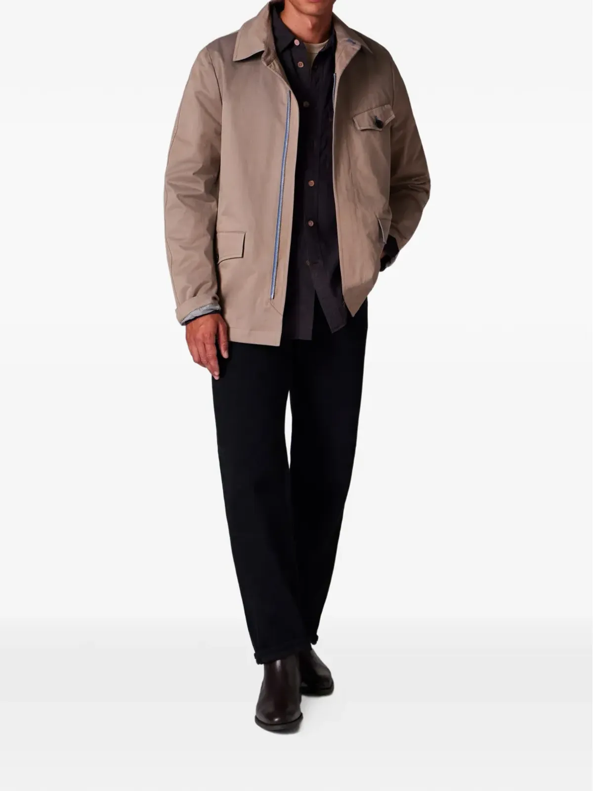PS Paul Smith ジップディテール フラップポケット ジャケット - 画像2
