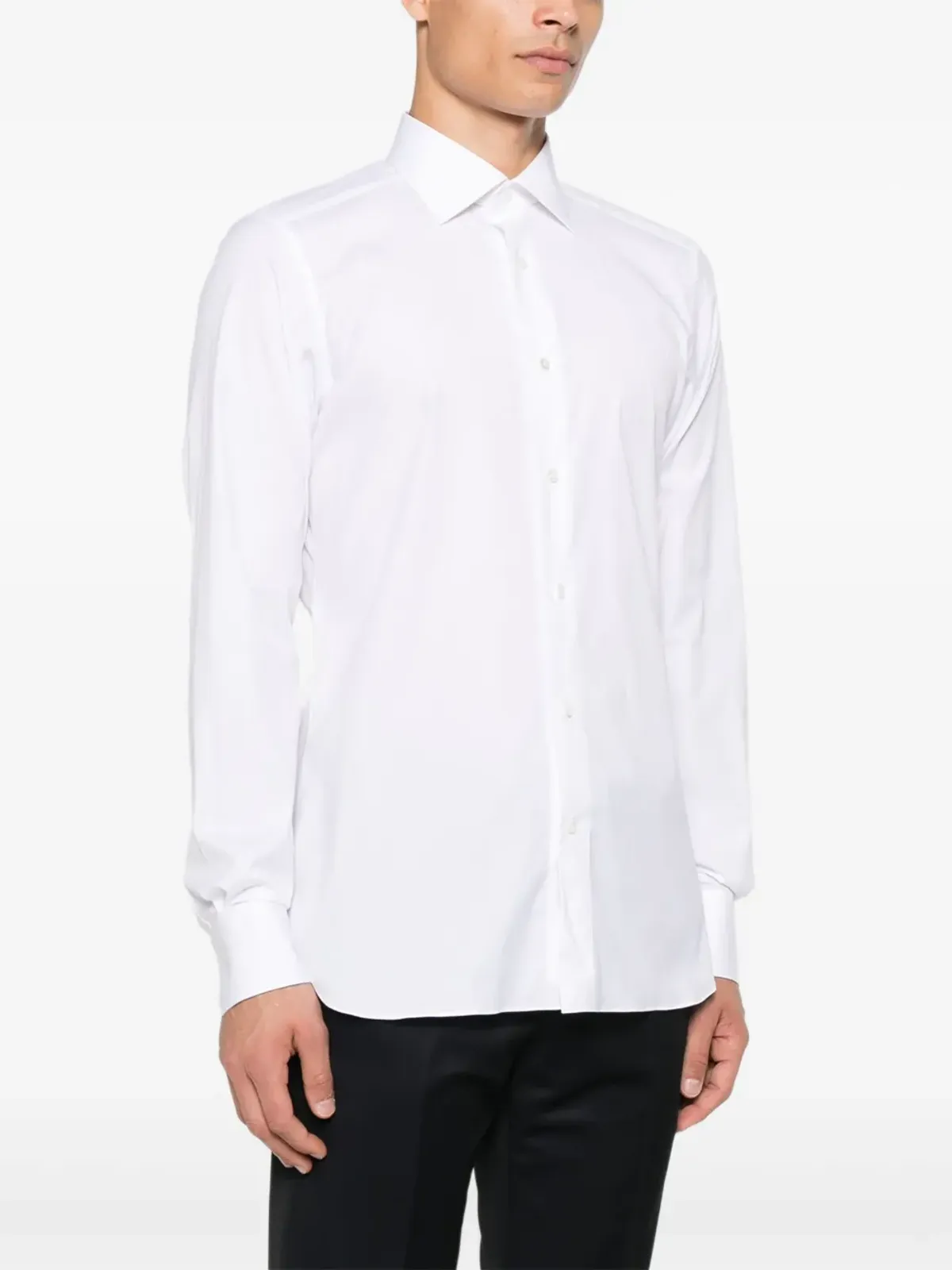 Zegna 長袖ボタンアップシャツ - 画像3