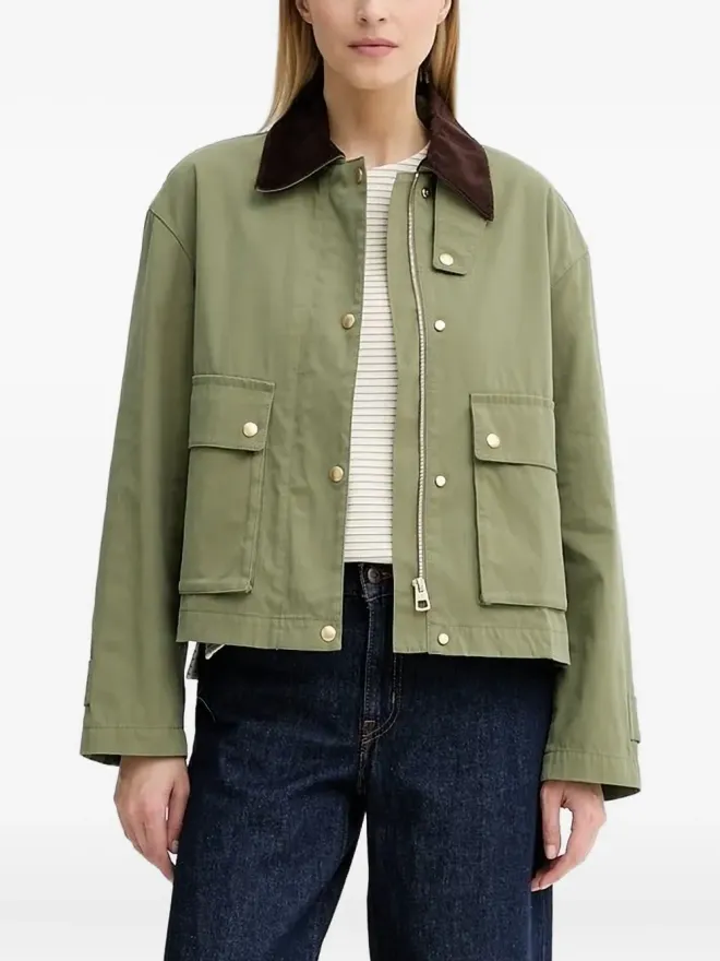 Marc O'Polo Marc O'Polo コーデュロイ襟のボタン付きジャケットの商品画像