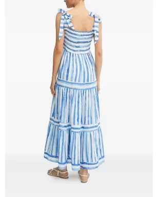Pedro Del Hierro スモックストライプミディドレス - サムネイル2