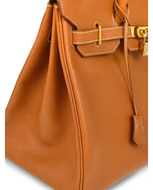 Hermès Pre-Owned Courchevel Birkin バッグ ブラウン - サムネイル3
