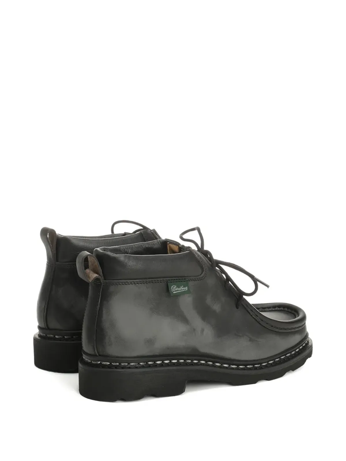 Paraboot レザー レースアップ アンクルブーツ - 画像3