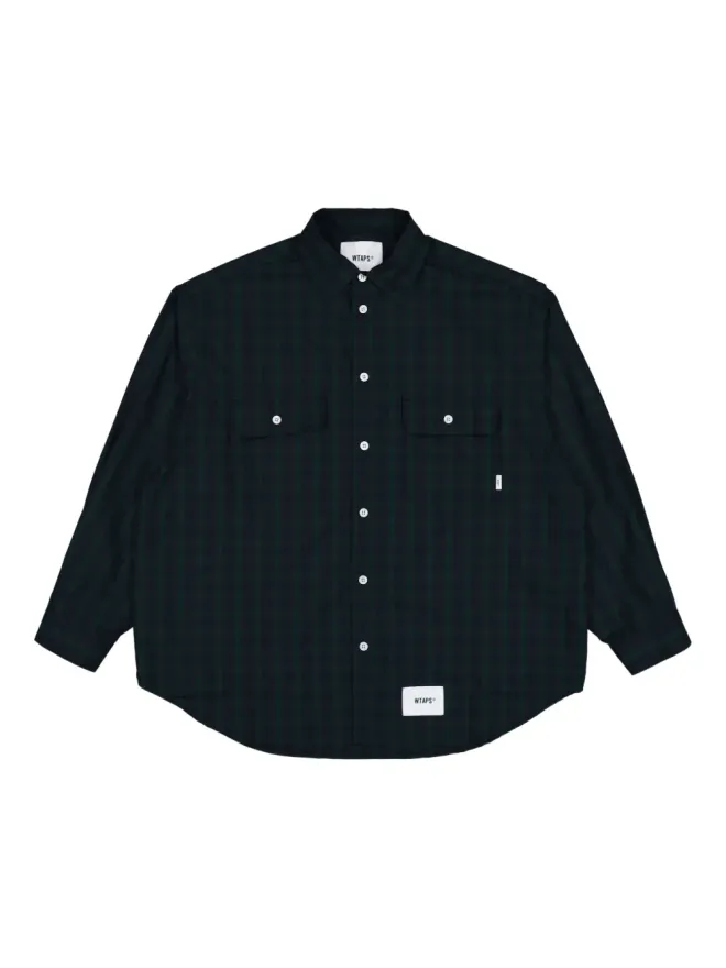 WTAPS WTAPS ポケットディテール プラッドシャツ - Greenの商品画像