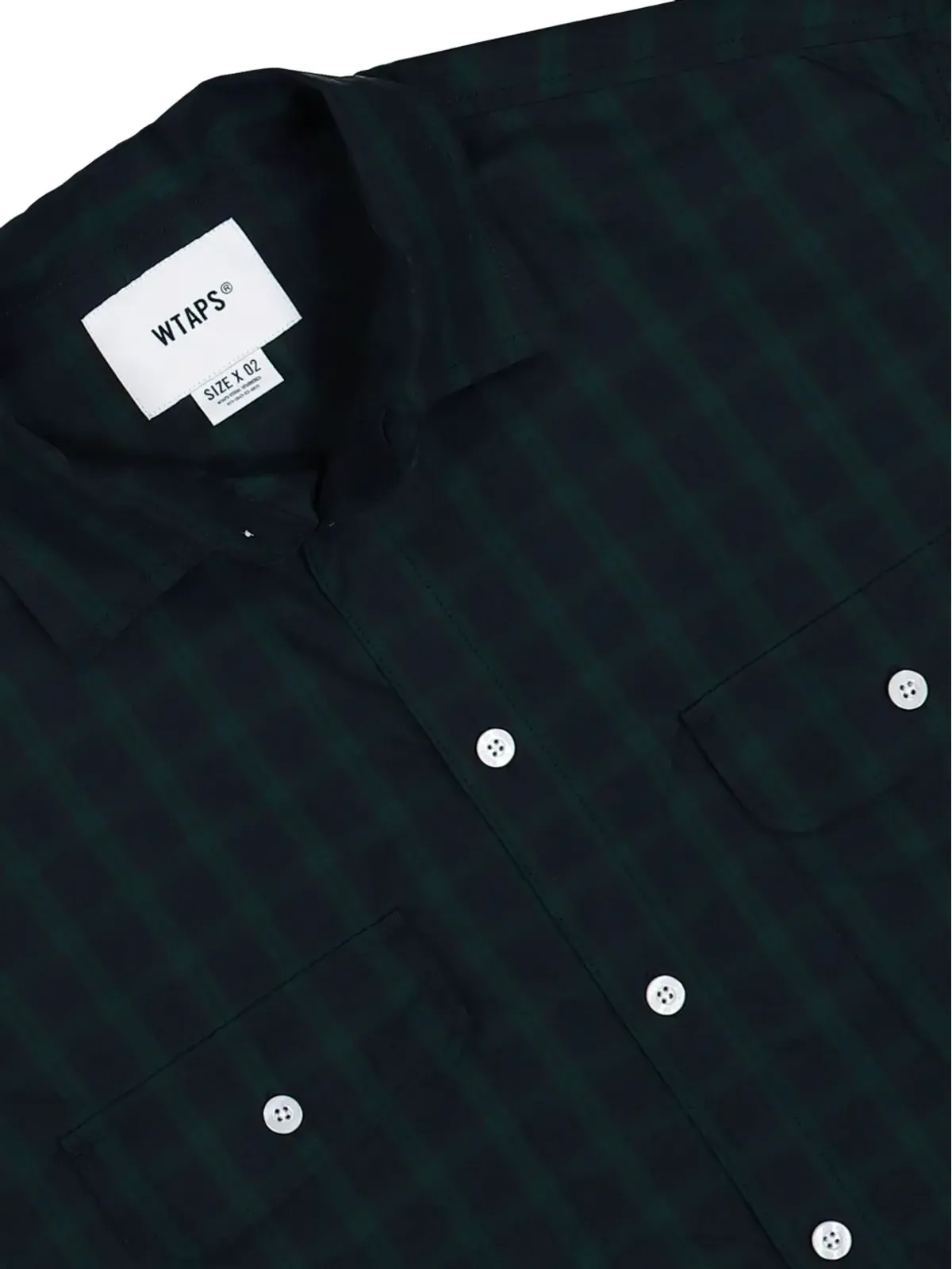 WTAPS ポケットディテール プラッドシャツ - Green - 画像5