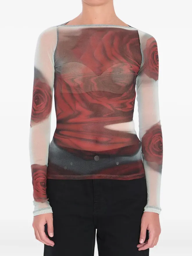 Jean Paul Gaultier Jean Paul Gaultier ブラーリーローズ トップの商品画像