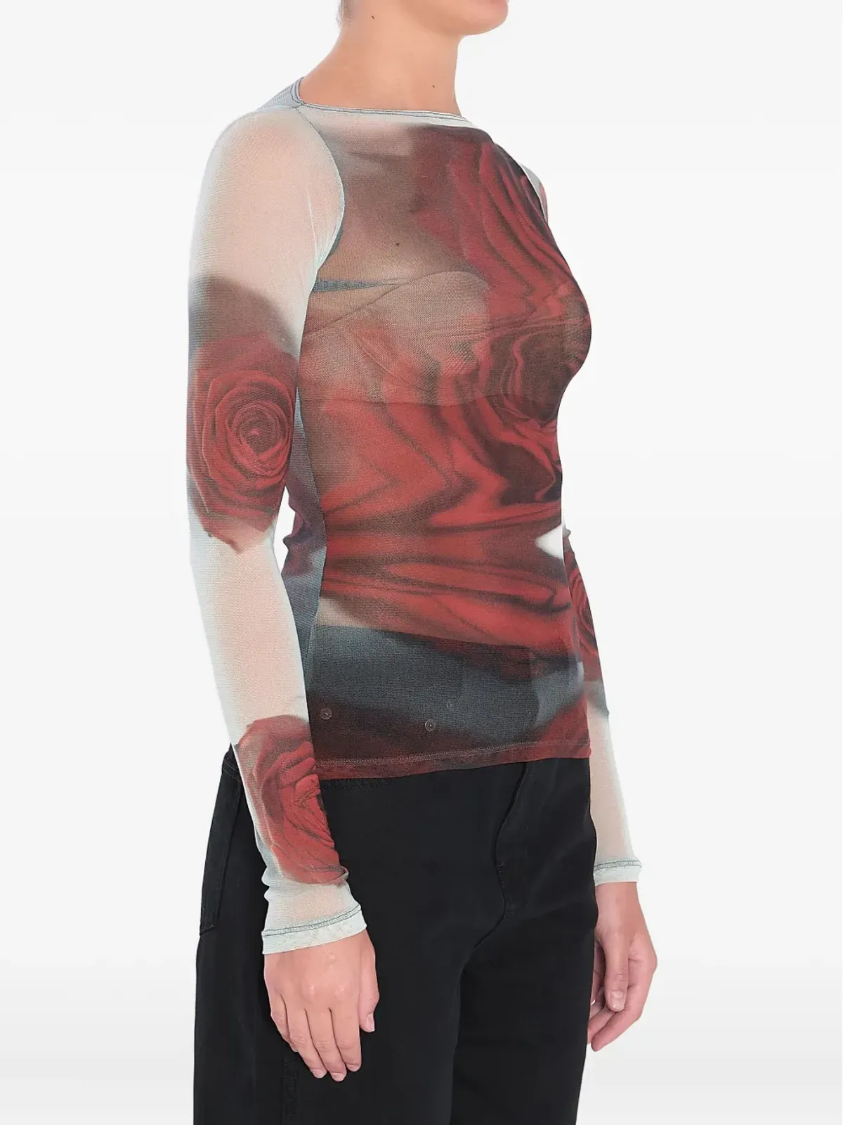 Jean Paul Gaultier ブラーリーローズ トップ - 画像2