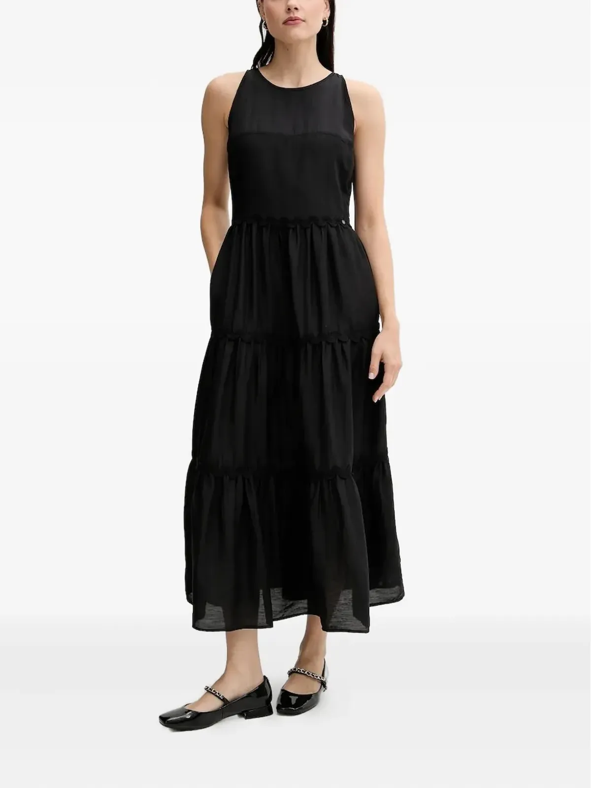 Pedro Del Hierro ノースリーブ ミディドレス - 画像2
