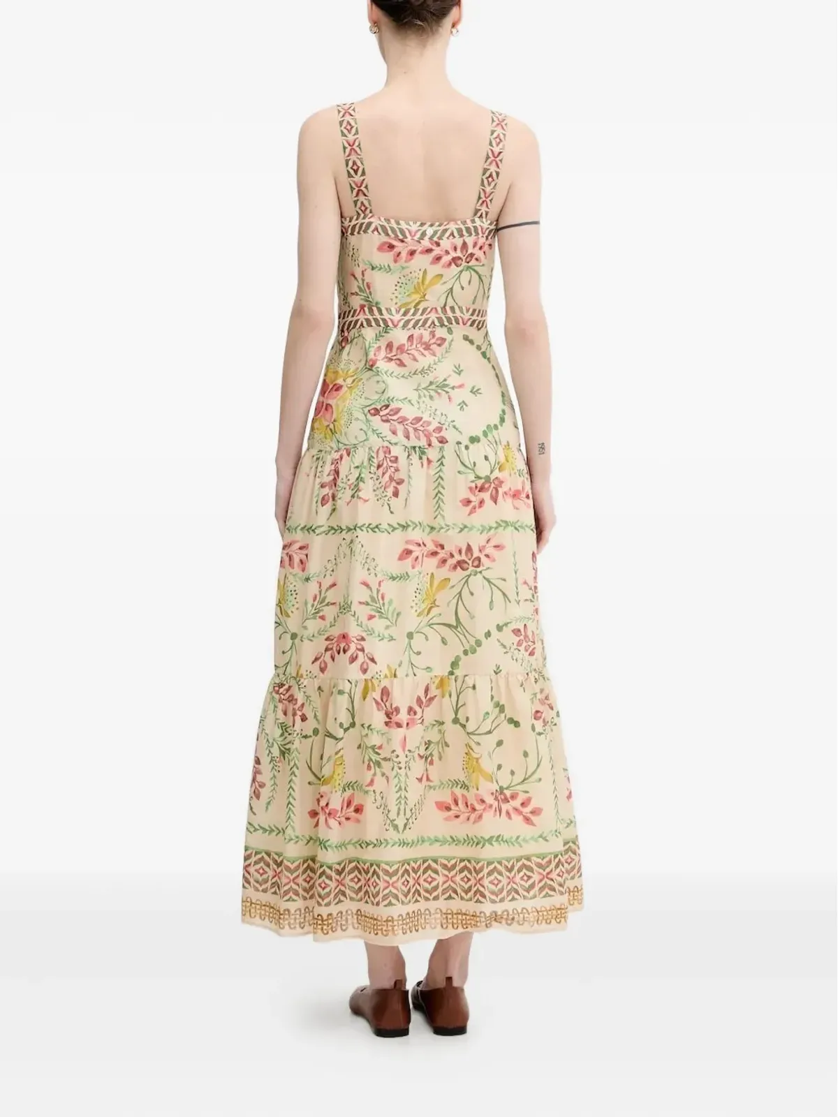 Pedro Del Hierro フローラルプリント ティアードドレス - 画像2