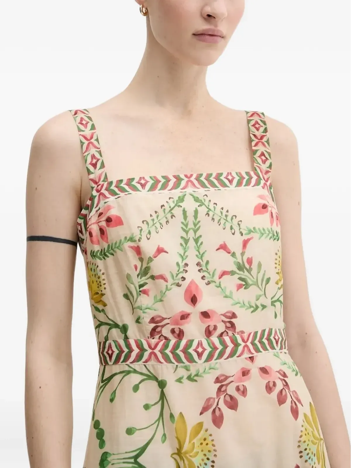 Pedro Del Hierro フローラルプリント ティアードドレス - 画像4