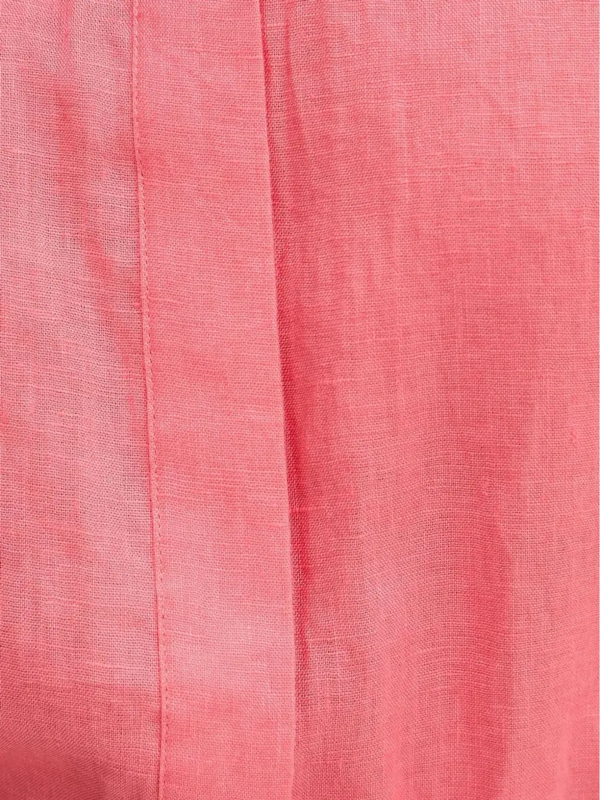 Pedro Del Hierro ラッフルスリーブリネンシャツ - 画像4