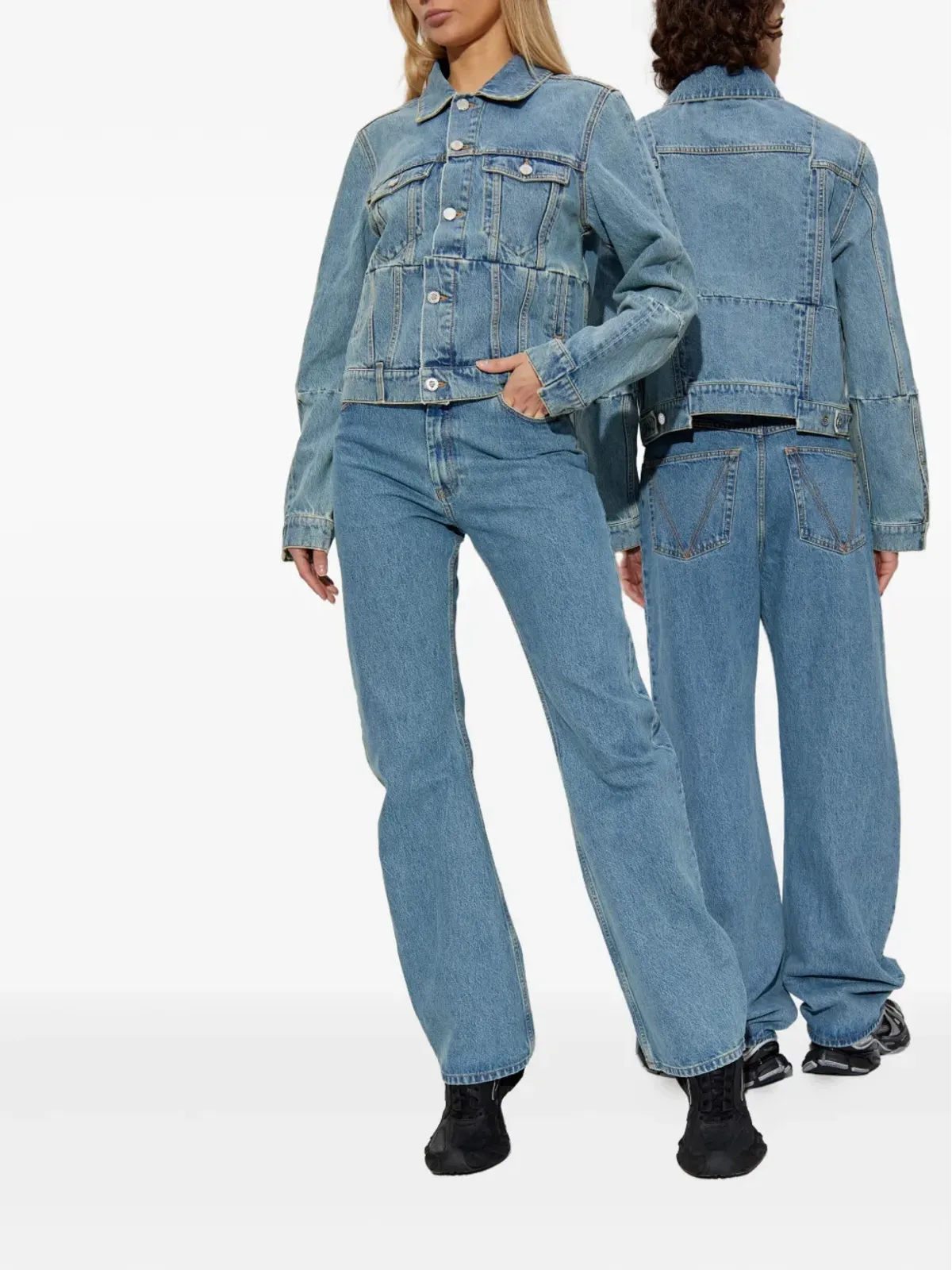VETEMENTS パネルドデニムジャケット - 画像2