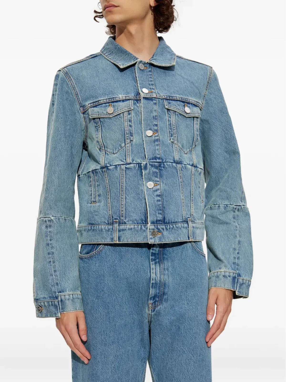 VETEMENTS パネルドデニムジャケット - 画像3