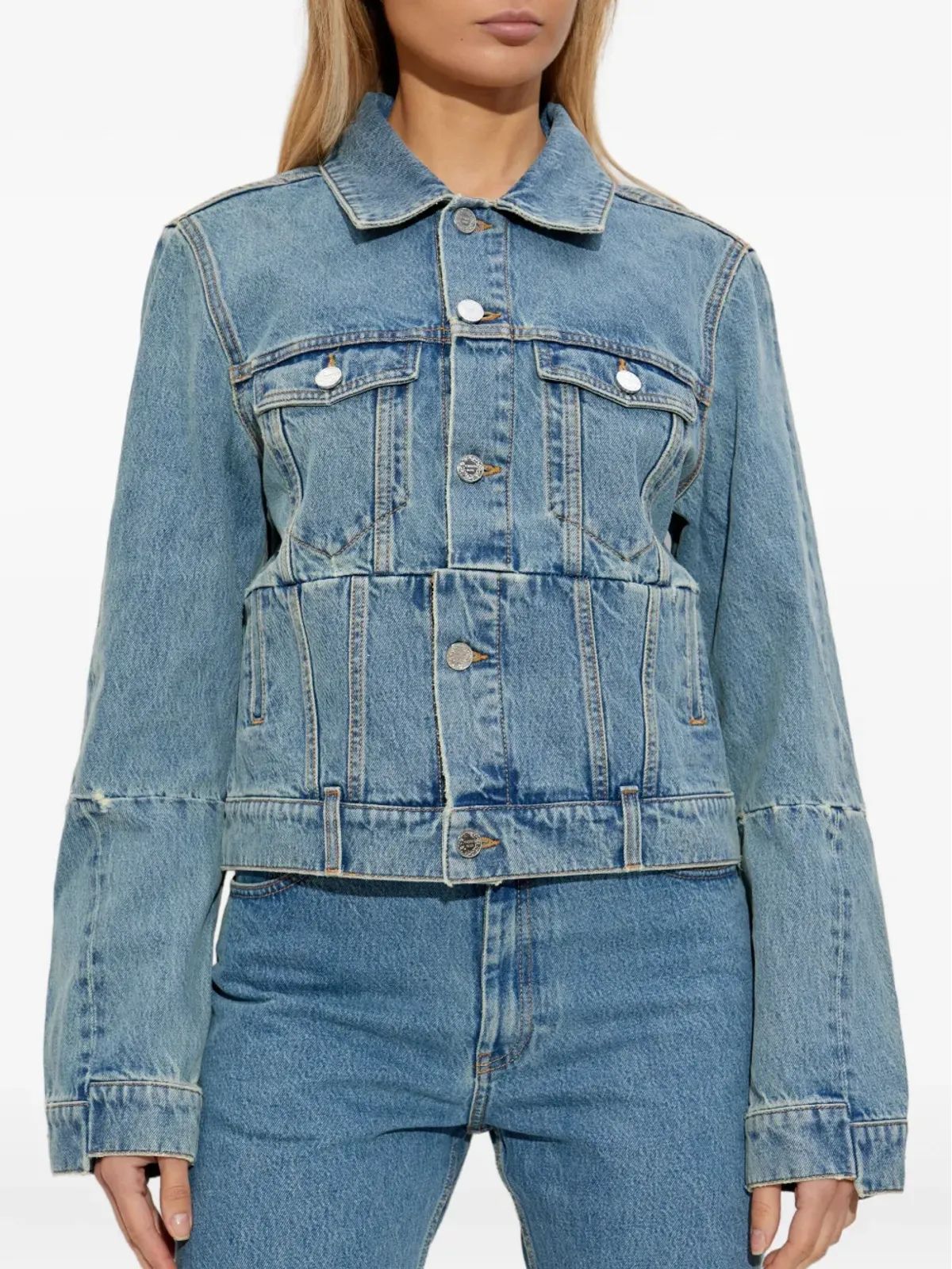 VETEMENTS パネルドデニムジャケット - 画像4