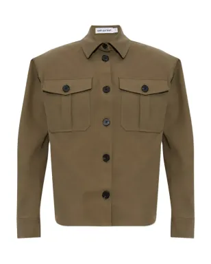 Self-Portrait パッドショルダーシャツ - サムネイル1