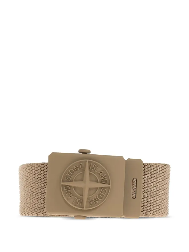 Stone Island Junior Stone Island Junior ロゴプレート織ベルトの商品画像