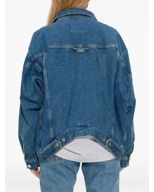 VETEMENTS ボタン留めフラップポケット デニムジャケット - サムネイル4