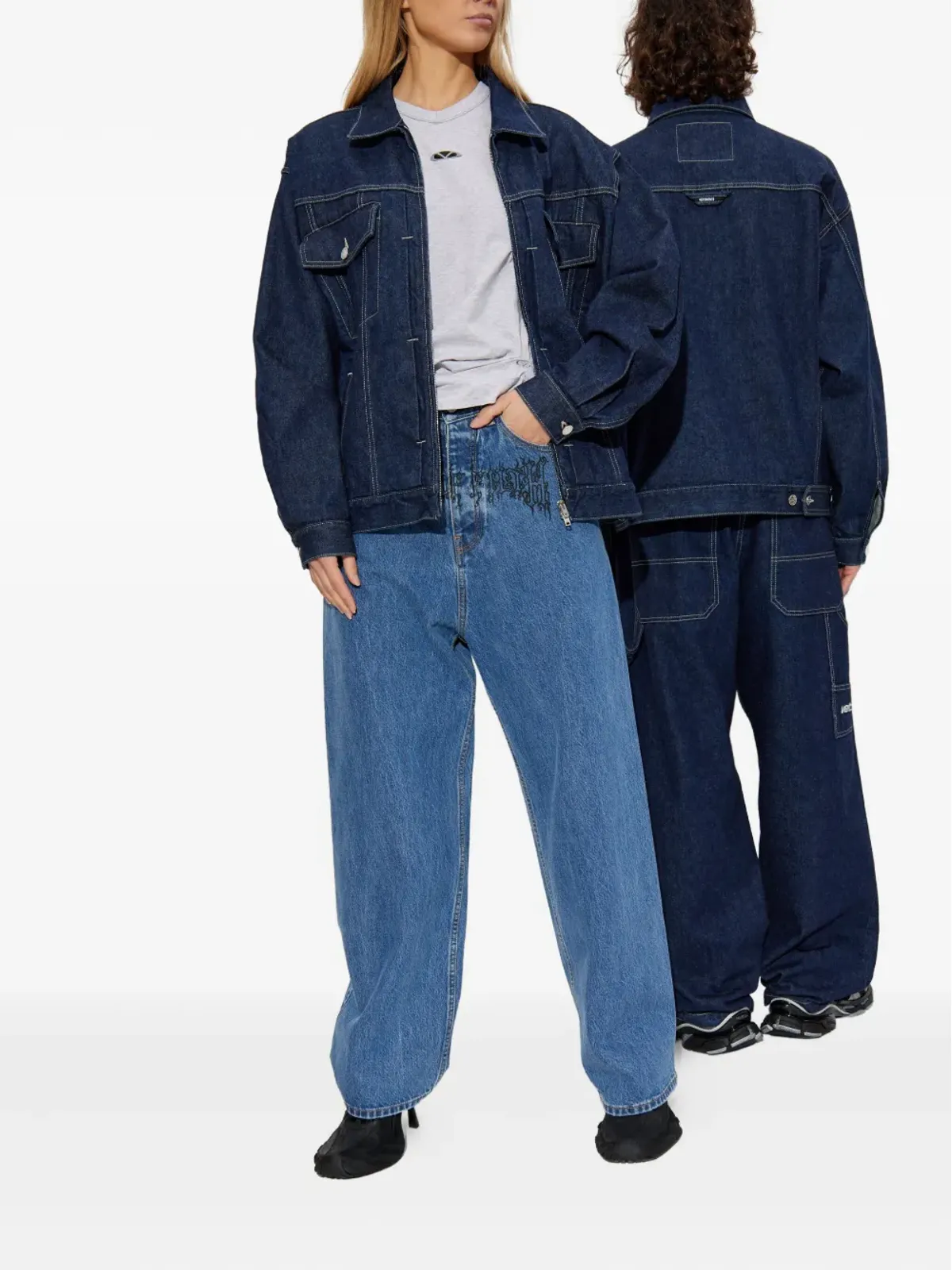 VETEMENTS ジップフロント・フラップポケットジャケット - 画像2
