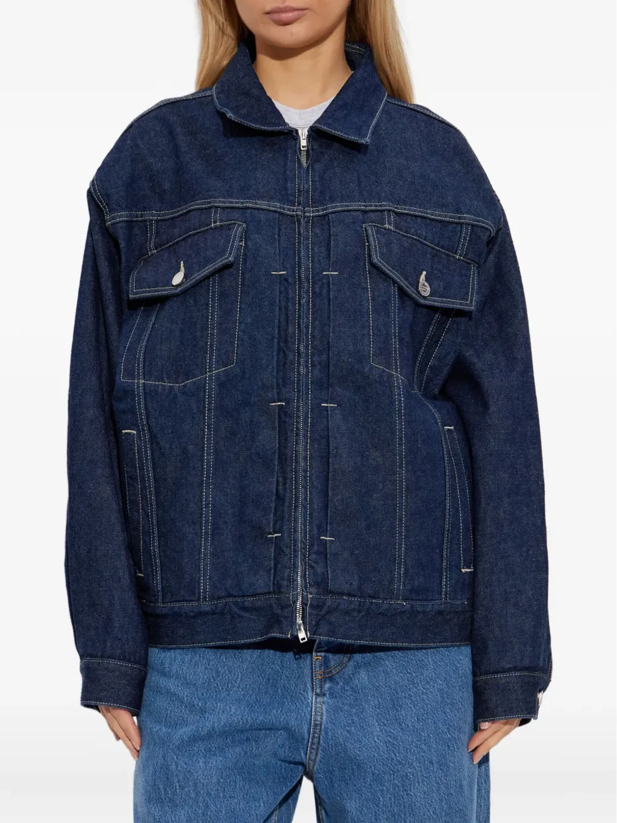 VETEMENTS ジップフロント・フラップポケットジャケット - 画像3