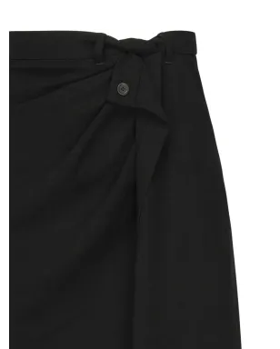 Balenciaga ねじりディテールのマキシスカート - サムネイル3