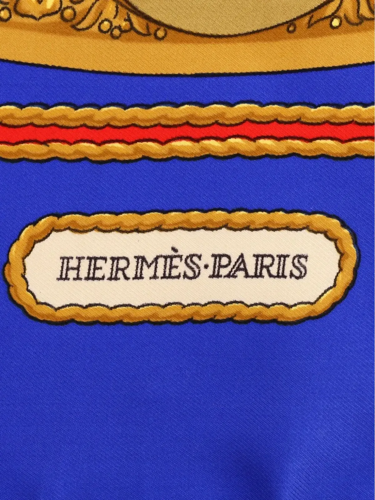 Hermès Pre-Owned オマージュ ア シャルル・ガルニエ シルクスカーフ - ブルー - 画像3