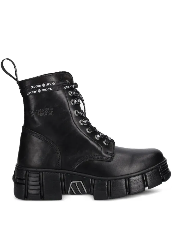 NEW ROCK NEW ROCK M-WALL083CCT レースアップ・チャンキーソール ブーツの商品画像