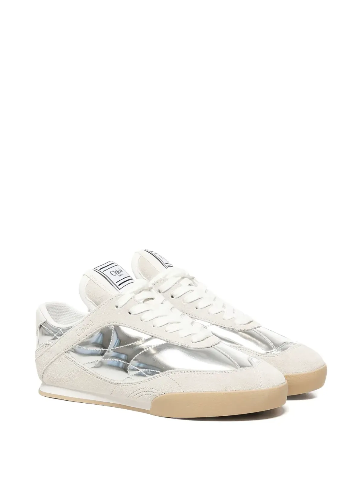 Chloé キック メタリックパネルスニーカー - 画像2