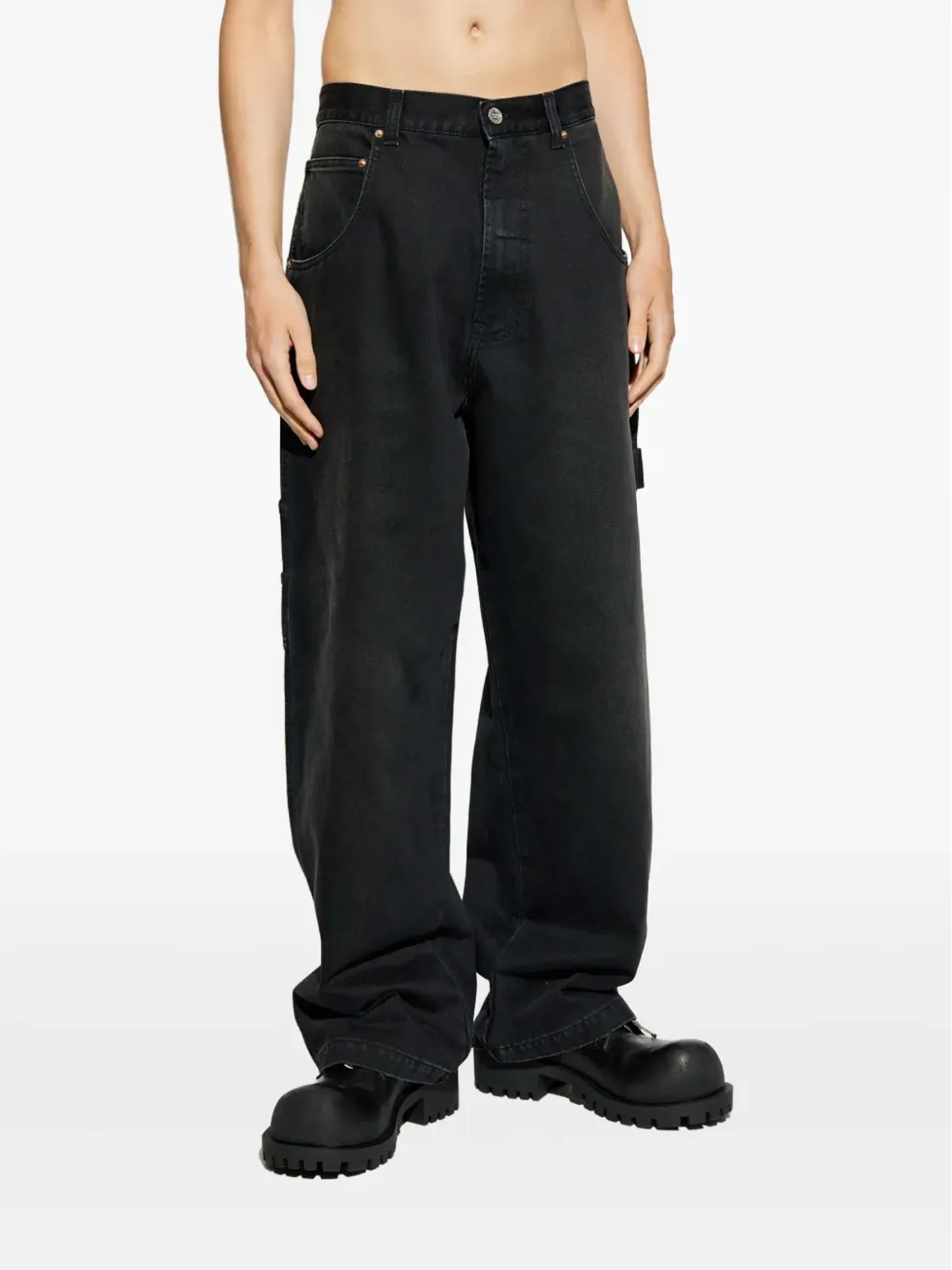 VETEMENTS ロゴパッチ カーゴジーンズ - 画像3