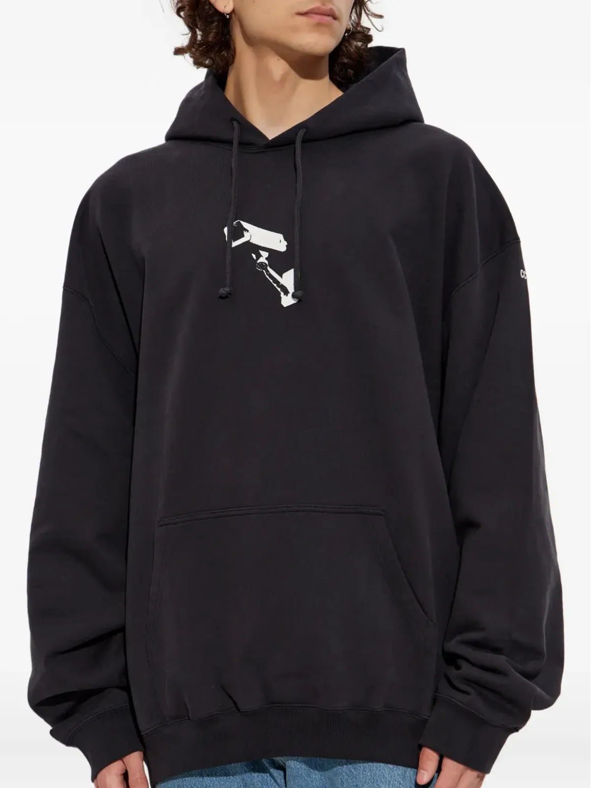 VETEMENTS カメラプリント フード付きスウェット - 画像2
