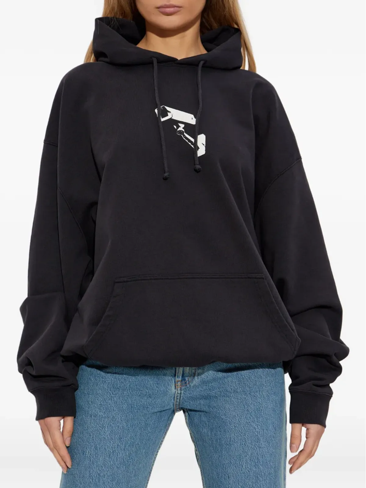 VETEMENTS カメラプリント フード付きスウェット - 画像3