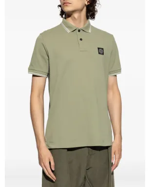 Stone Island ロゴパッチ付きポロシャツ - サムネイル3