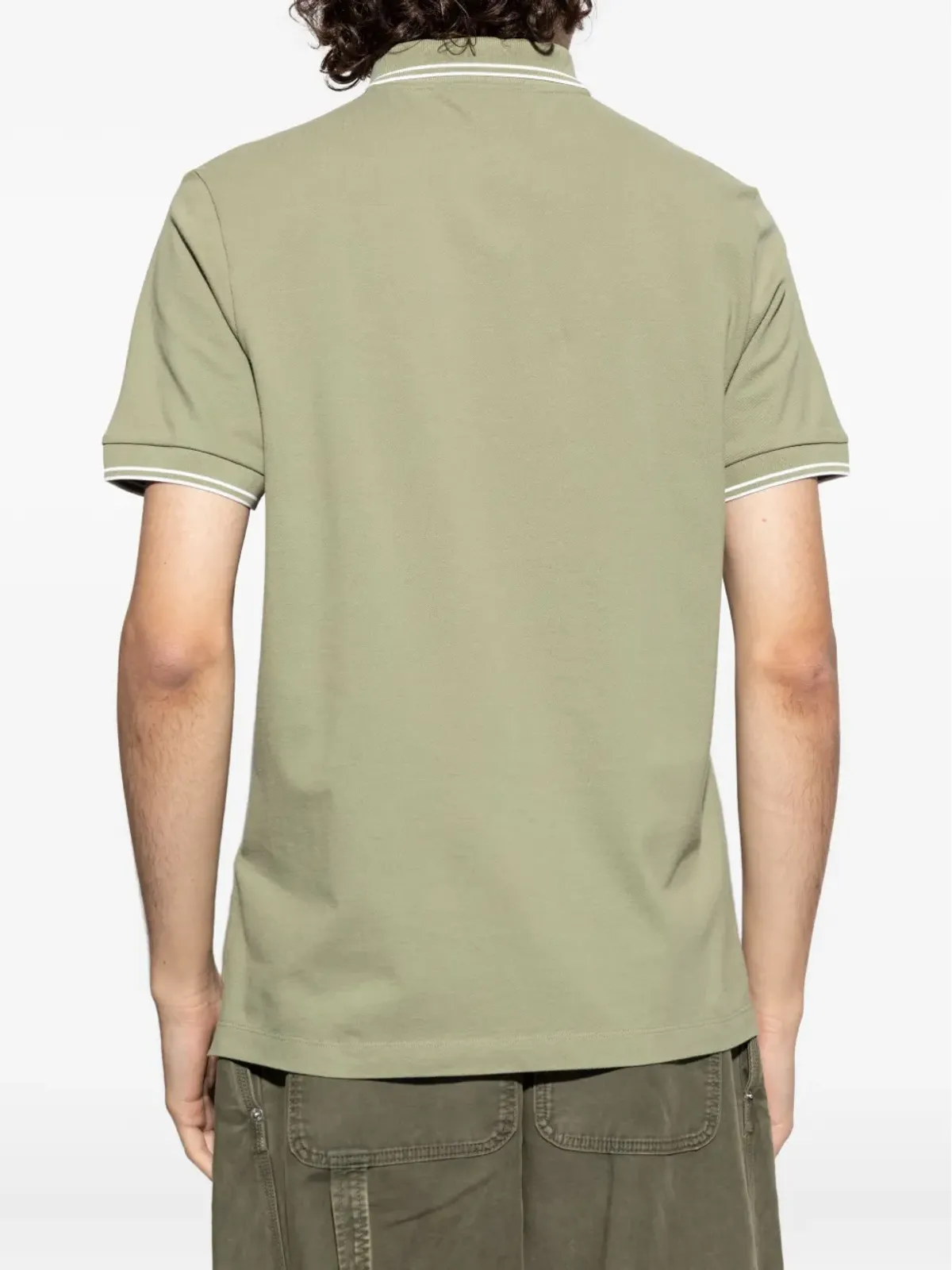 Stone Island ロゴパッチ付きポロシャツ - 画像4