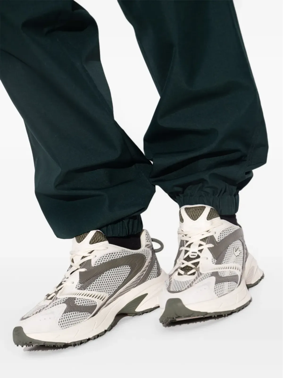 Lacoste ネオショット メッシュパネルドスニーカー - ホワイト - 画像5