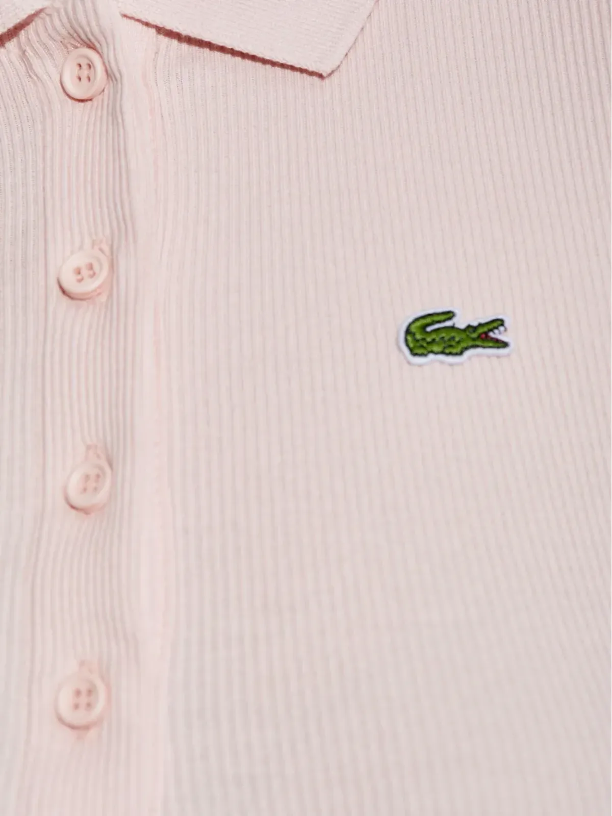 Lacoste リブ編みポロシャツ - 画像5