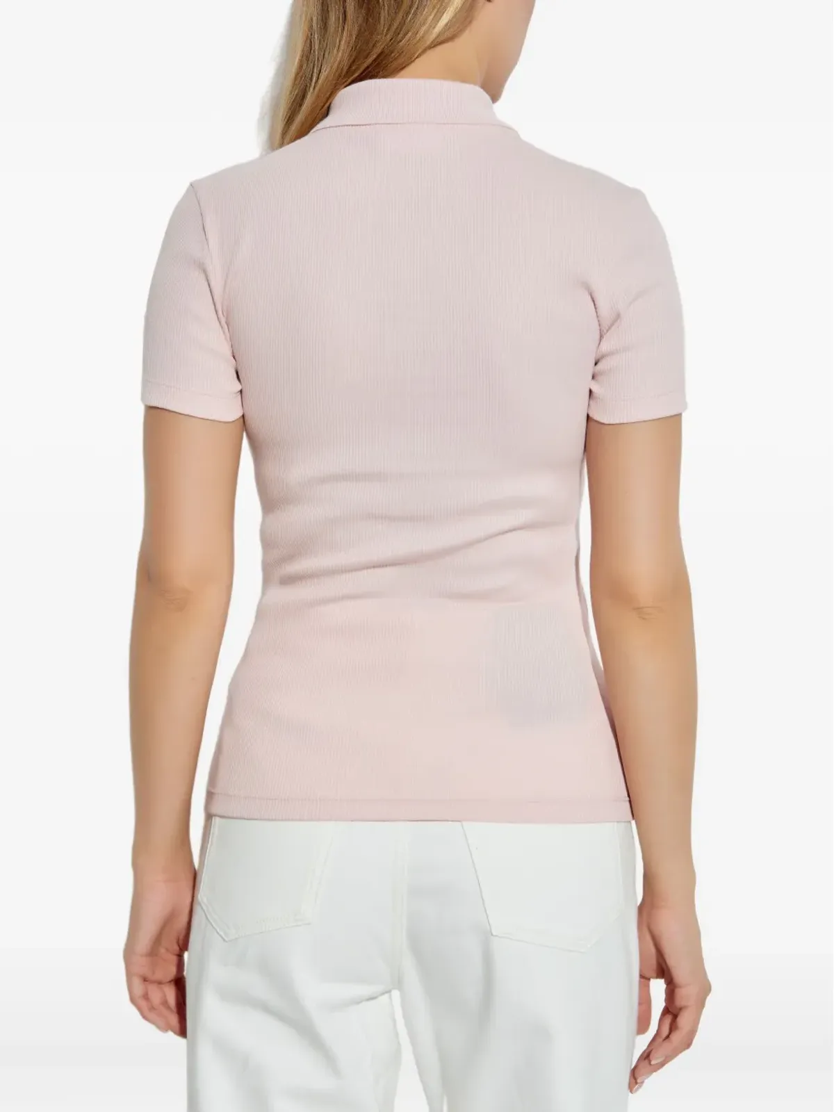 Lacoste リブ編みポロシャツ - 画像4