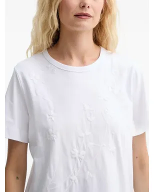 MUNTHE 刺繍花柄Tシャツ - サムネイル3