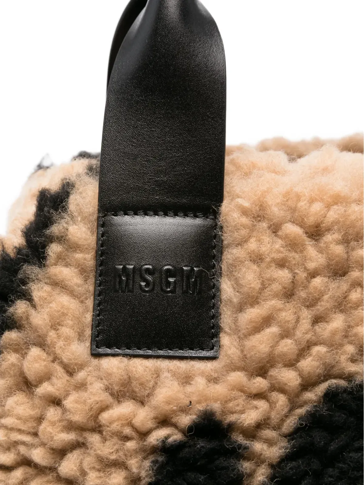 MSGM フェイクファー トートバッグ - 画像4