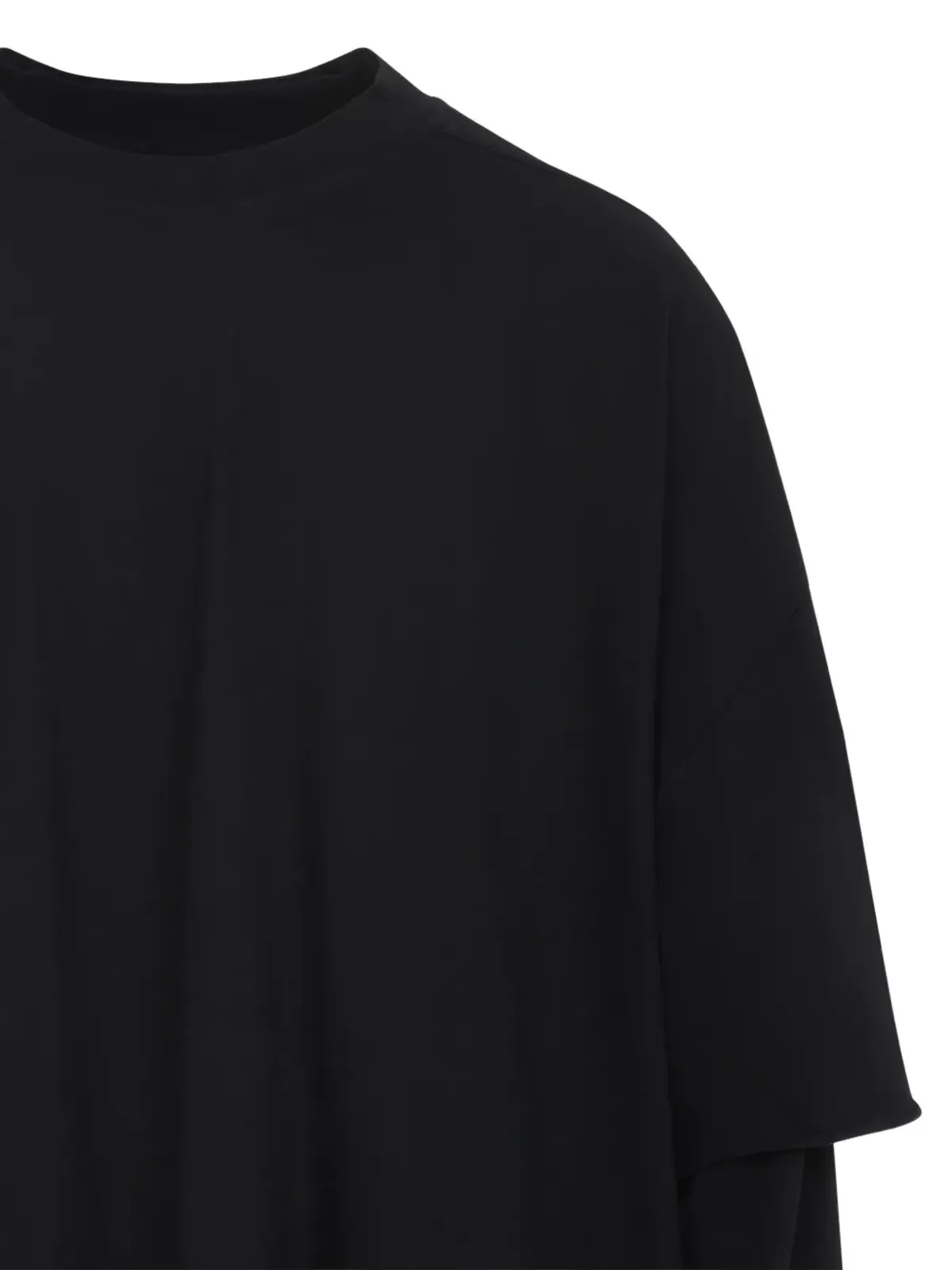 Rick Owens DRKSHDW ダブルレイヤード長袖セーター - 画像3