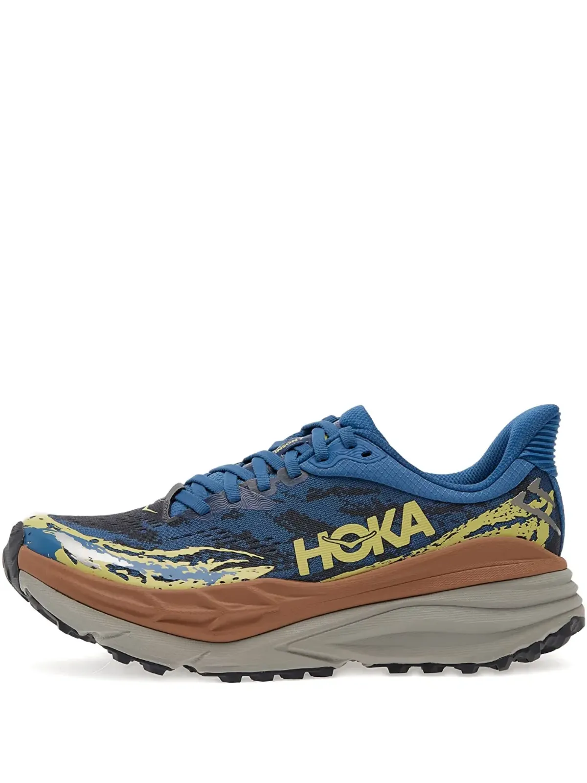 HOKA Stinson 7 logo-print sneakers - Blue - 画像1