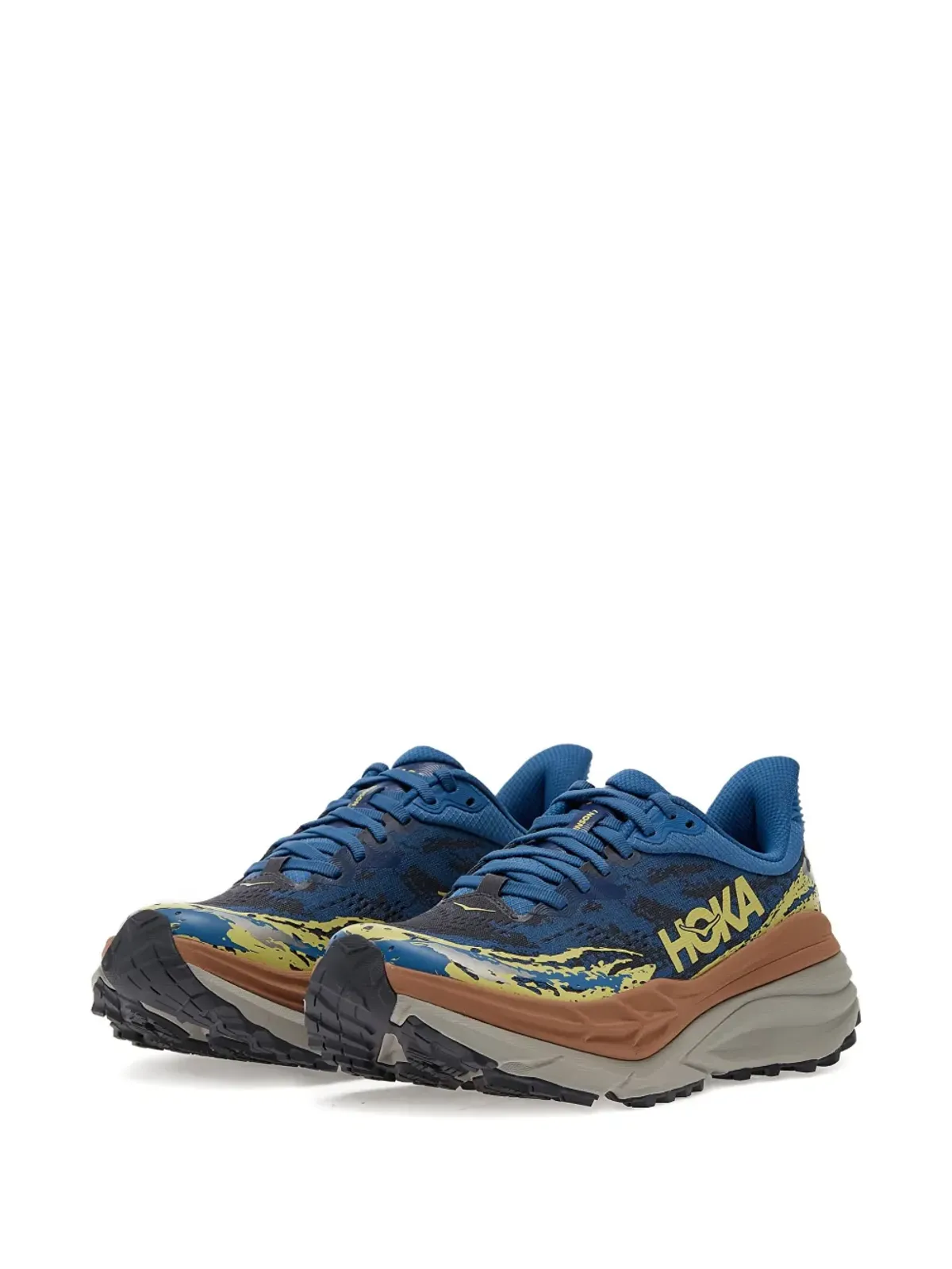HOKA Stinson 7 logo-print sneakers - Blue - 画像2