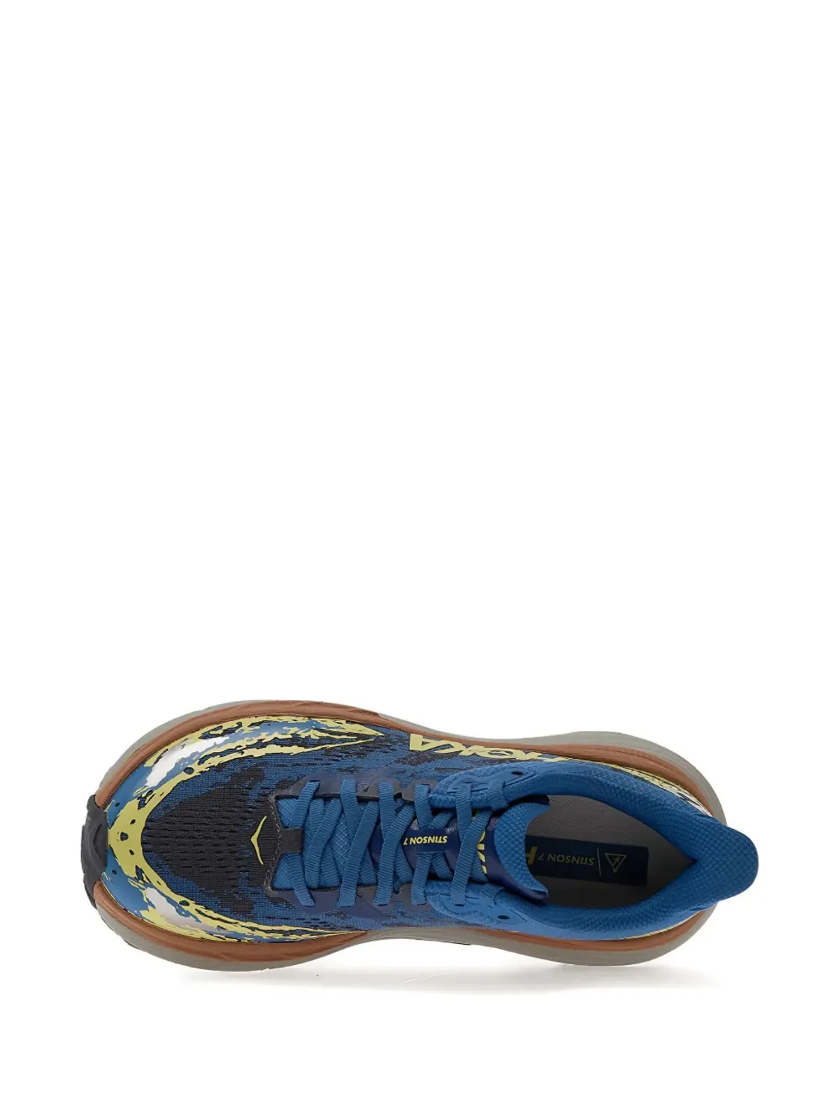 HOKA Stinson 7 logo-print sneakers - Blue - 画像4