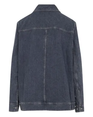 Rick Owens DRKSHDW ボタン留めデニムジャケット - Grey - サムネイル2