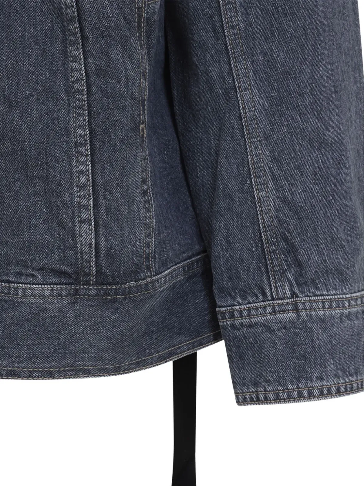 Rick Owens DRKSHDW ボタン留めデニムジャケット - Grey - 画像3